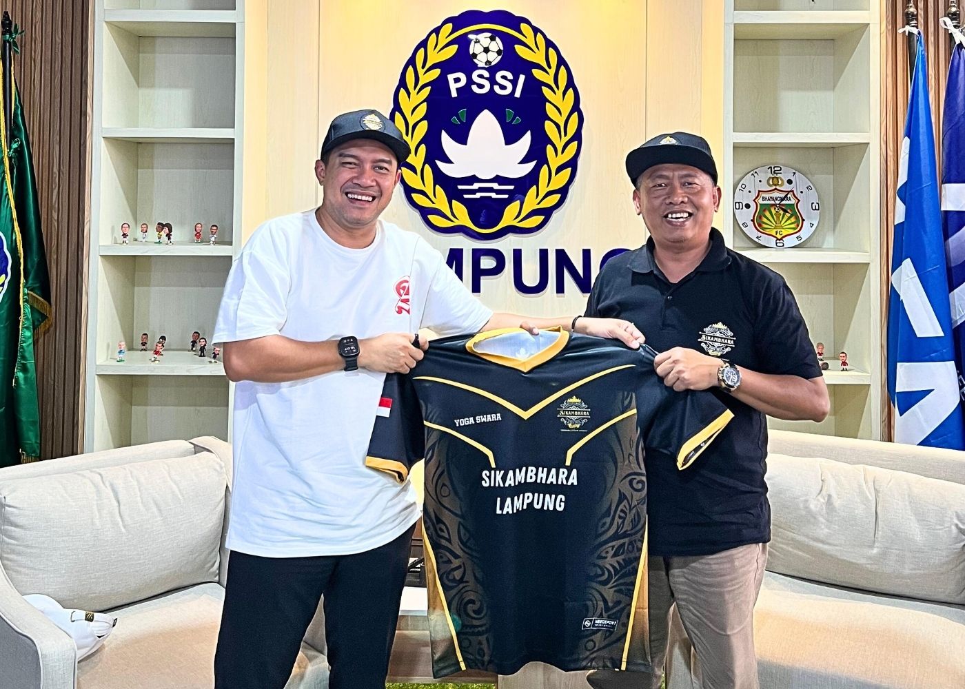 Dukung Kemajuan Sepak Bola, Sikambara Lampung Temui Asprov PSSI