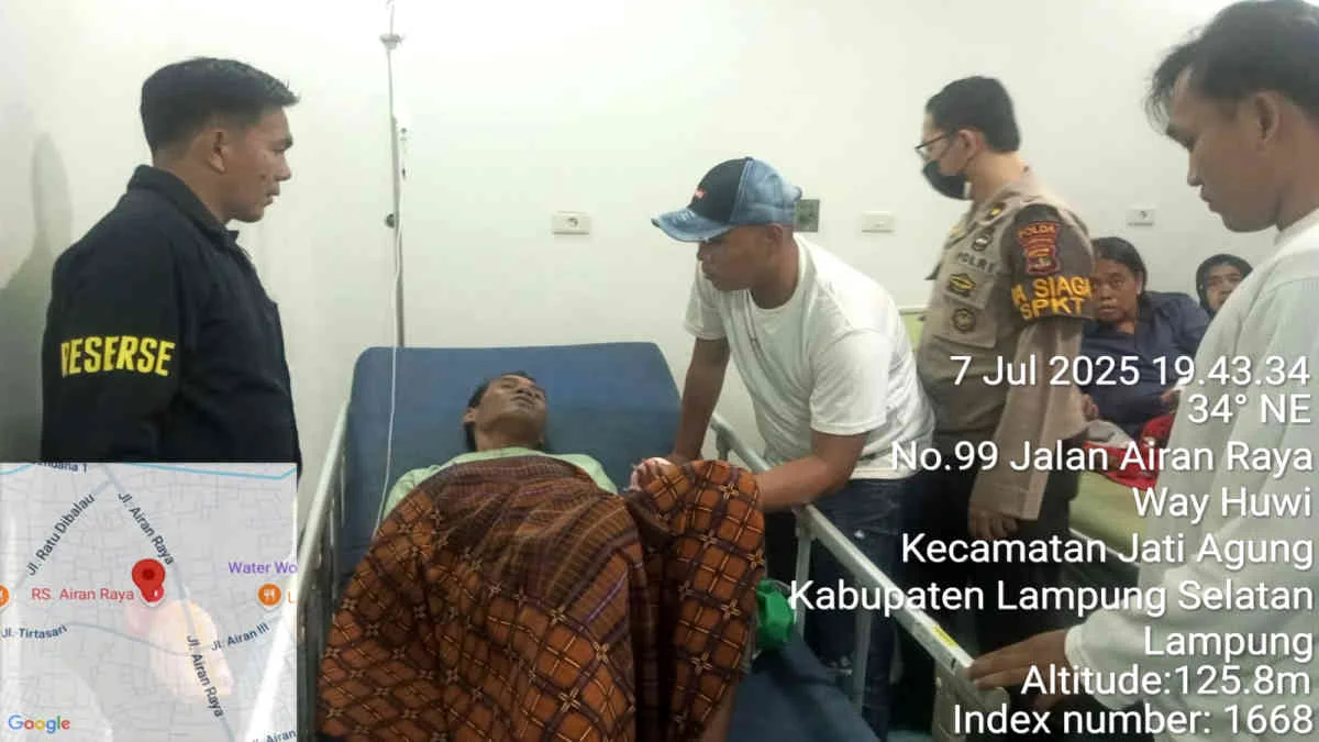 Ribut Saat Berjudi Kades Batu Badak dan Bendahara Desa Tikam Warga, Korban Lapor ke Polda Lampung