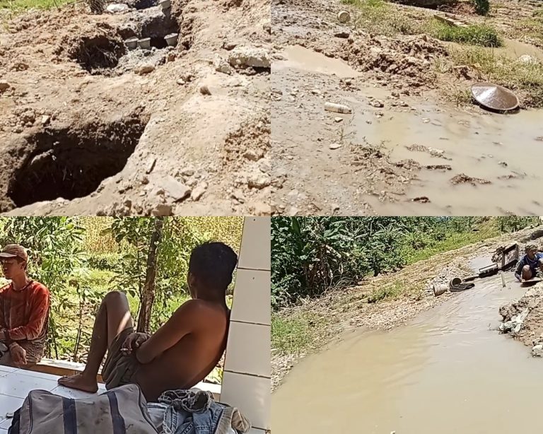 Marak Tambang Emas Ilegal di Merbau Mataram Lampung Selatan, Aliran Sungai Tercemar Hingga Panjang Selatan