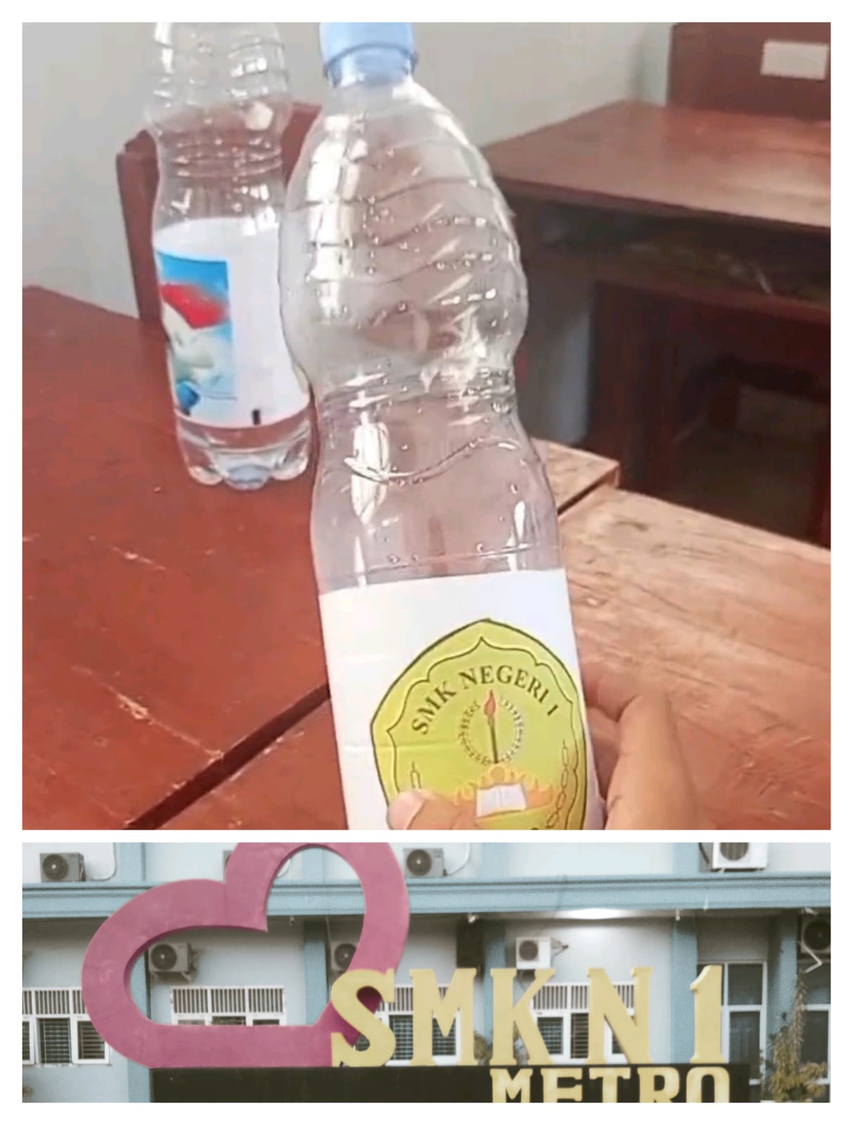 Ganti Merek Le Minerale dengan Logo Sekolah, Fahrisya Sebut Pembelajaran, Kabid SMK Nilai Tidak Tepat