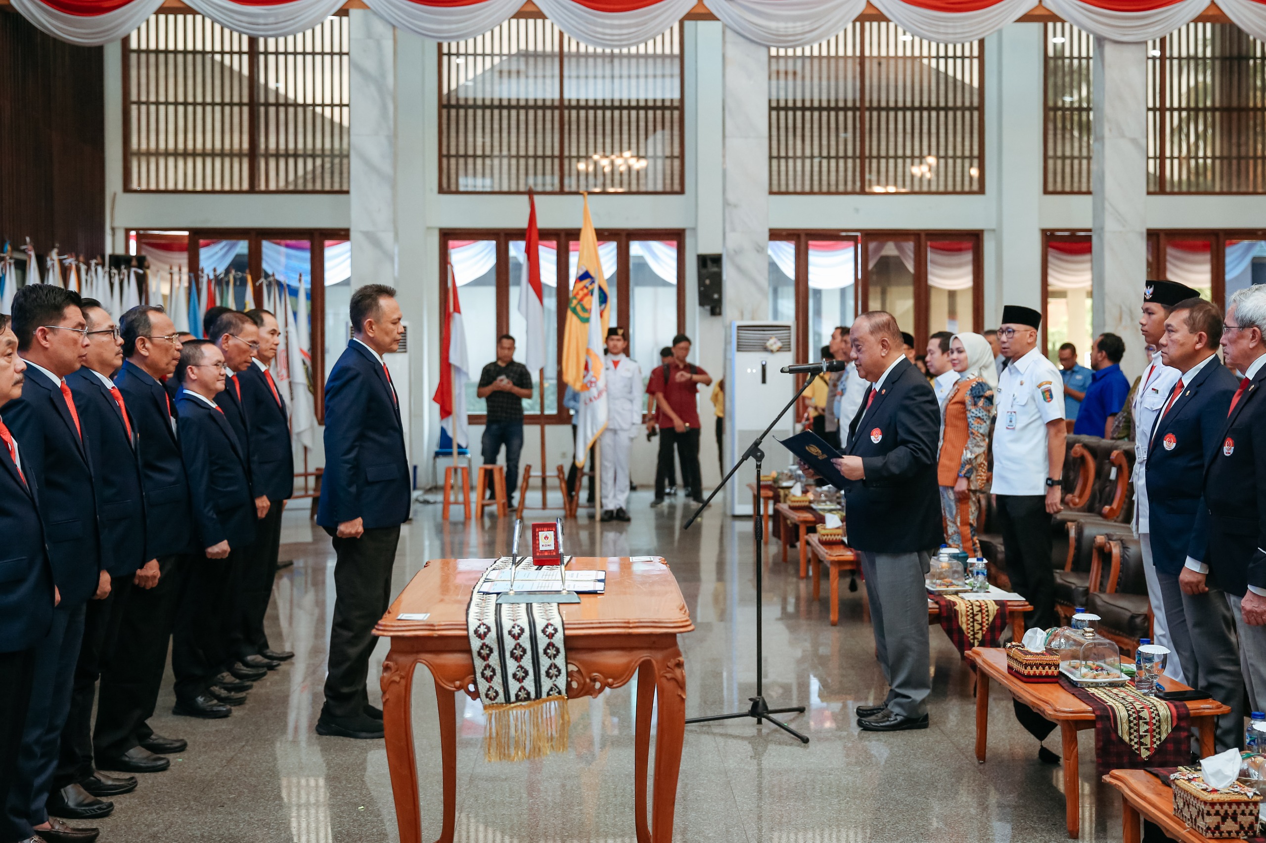 Pengurus KONI Lampung 2025-2029 Resmi Dilantik