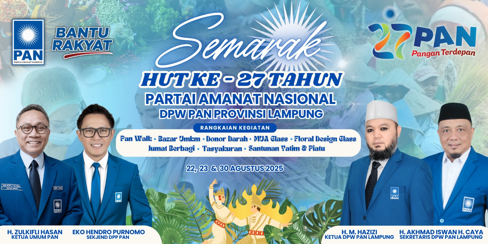 PAN Lampung Gelar Jalan Sehat 30 Agustus, Target 10 Ribu Peserta Hadir Bersama Putri Zulkifli Hasan