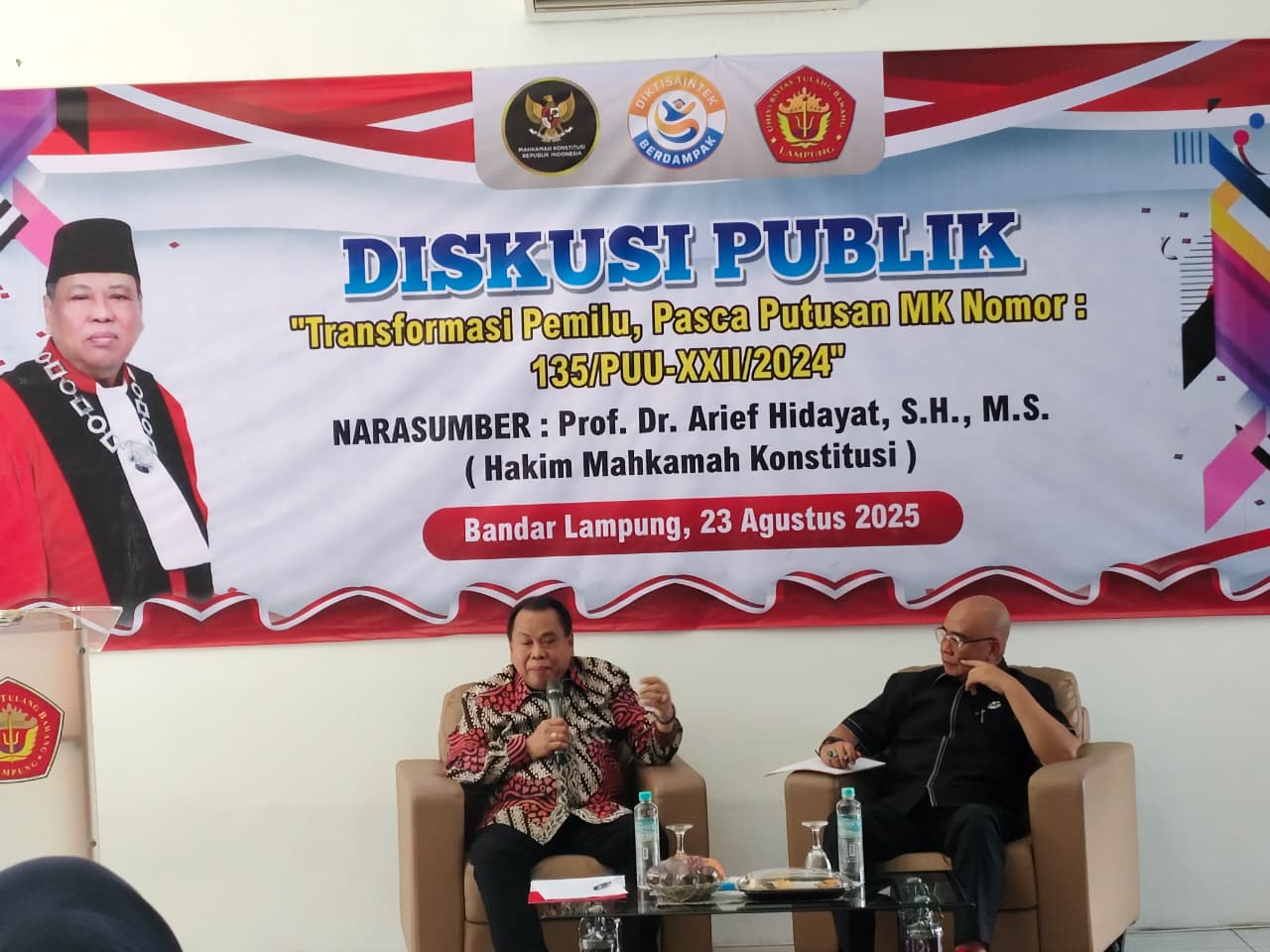 UTB Diskusi Publik Transformasi Pemilu Pasca Putusan MK