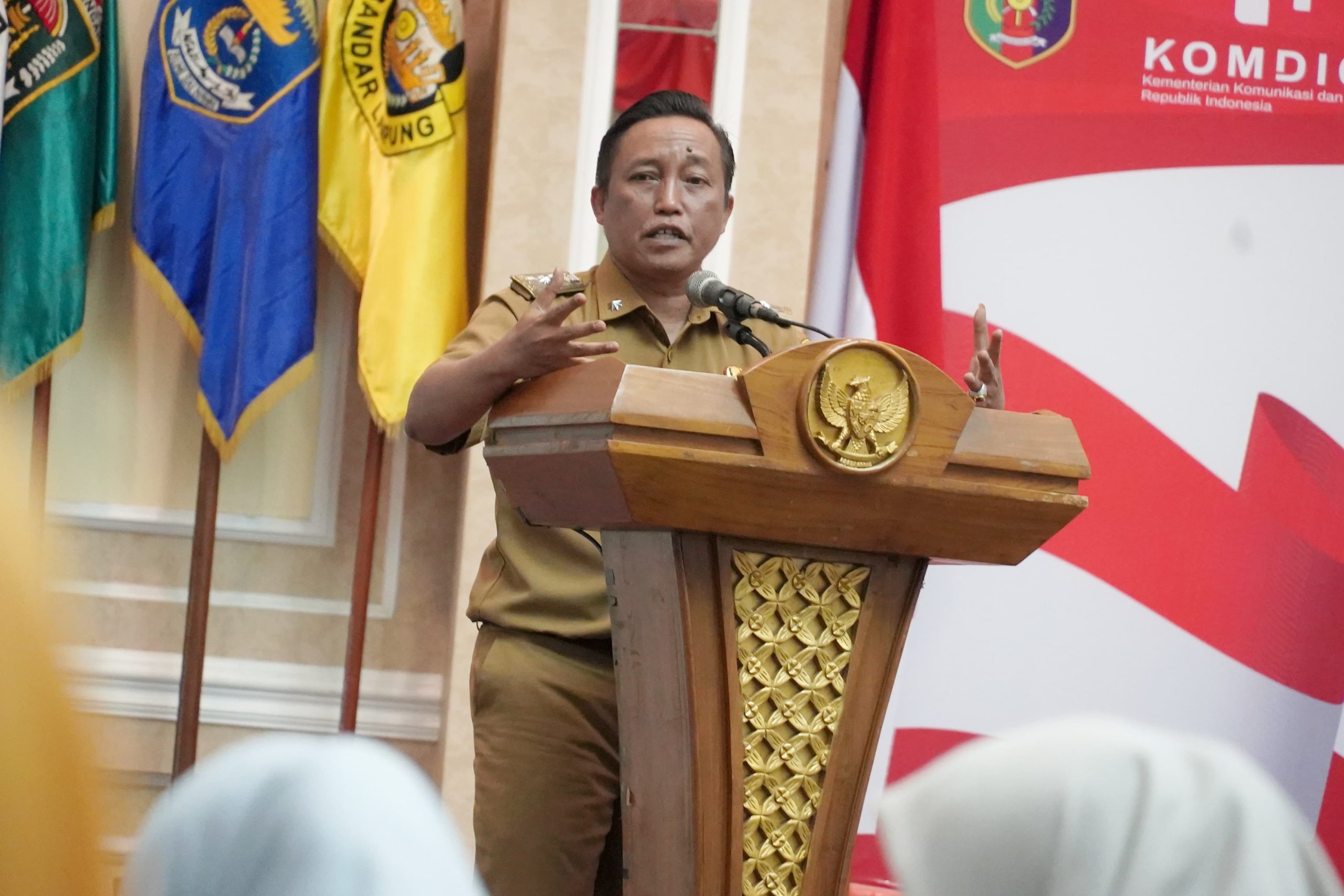 KIM Perlu Payung Hukum Dana Desa, Komdigi Dorong Peran Strategis di Lampung