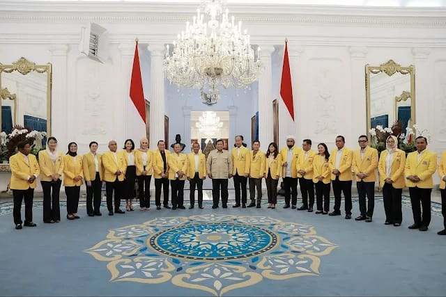 Sejumlah Senior Golkar Absen dalam Pertemuan dengan Presiden Prabowo, Isu Munaslub Menguat