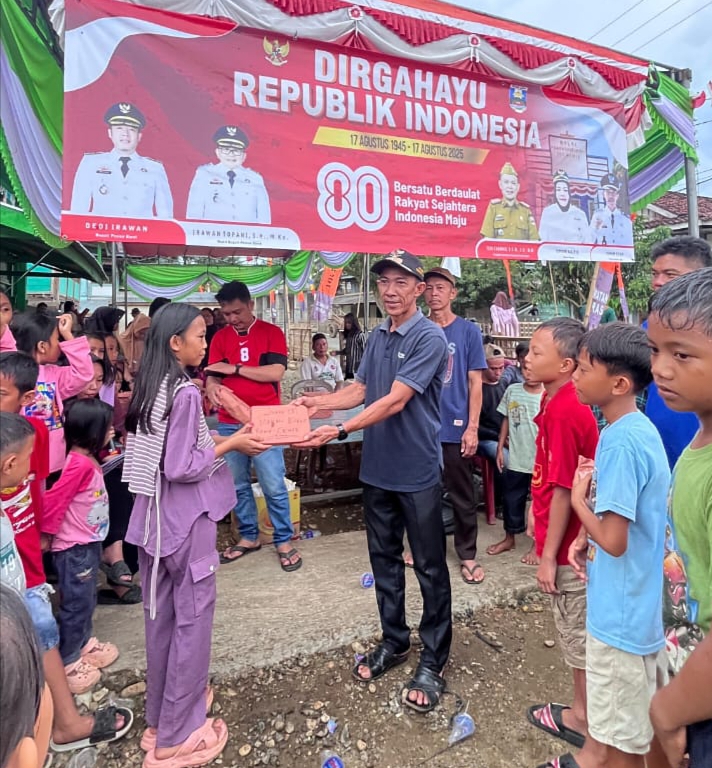 Meriahkan HUT RI ke 80, Masyarakat Pekon Bandar Jaya Adakan Berbagai Perlombaan