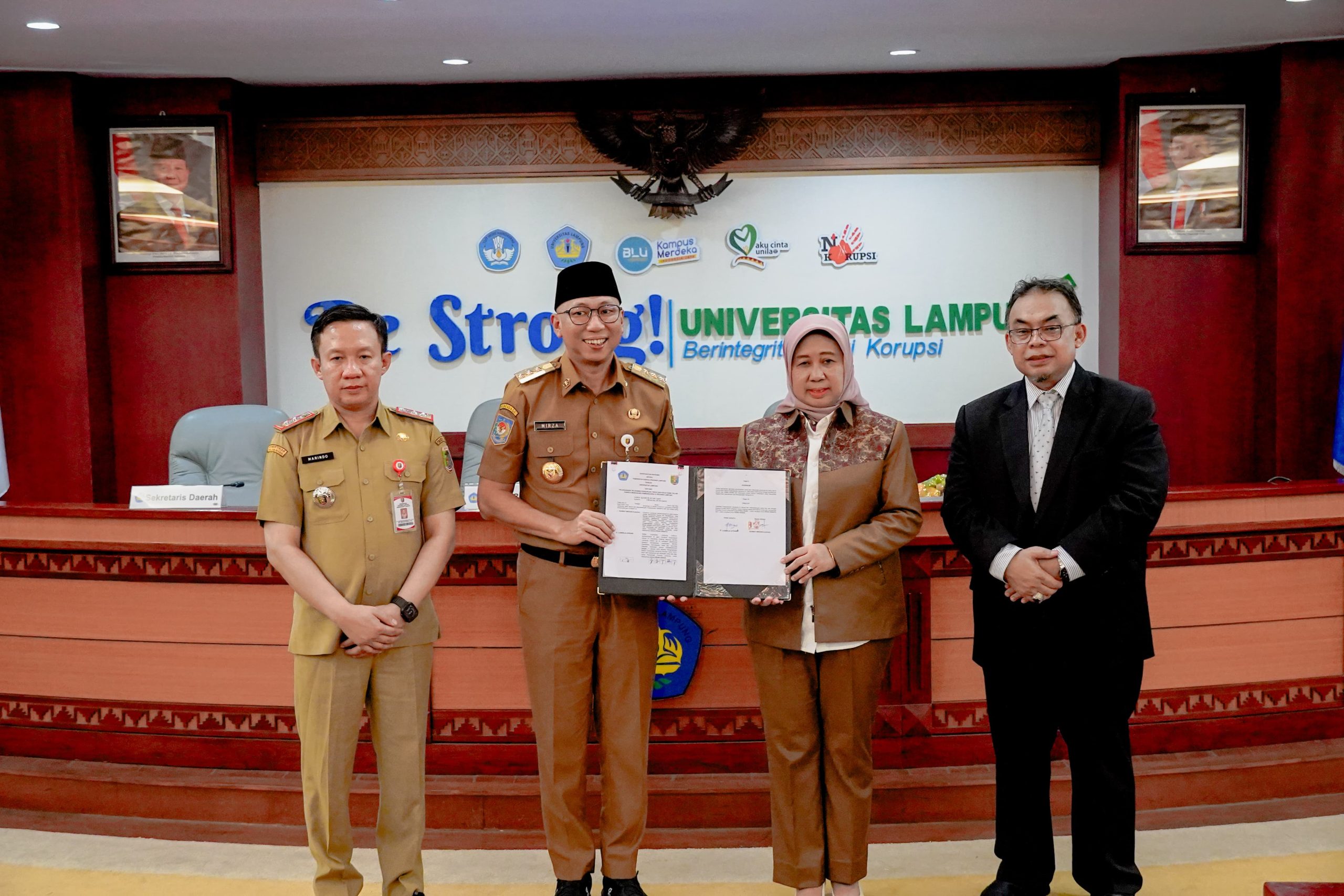 Pemprov Lampung-Unila Komitmen Bangun Daerah Lewat 8 Bidang Strategis