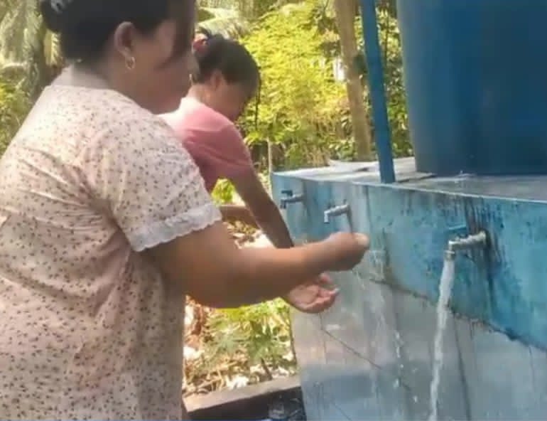 Menengok Dua Tahun Berjalan Program Air Baku BBWSMS Suplai Kebutuhan Air Bersih Warga Pekon Tembakak dan Pulau Pisang