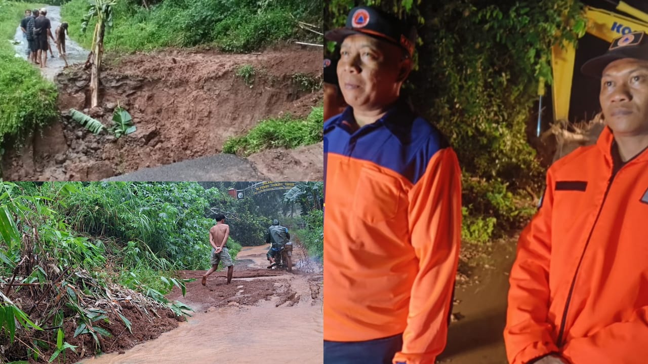 Akses Jalan Putus, Cukuh Balak Terisolasi Akibat Longsor