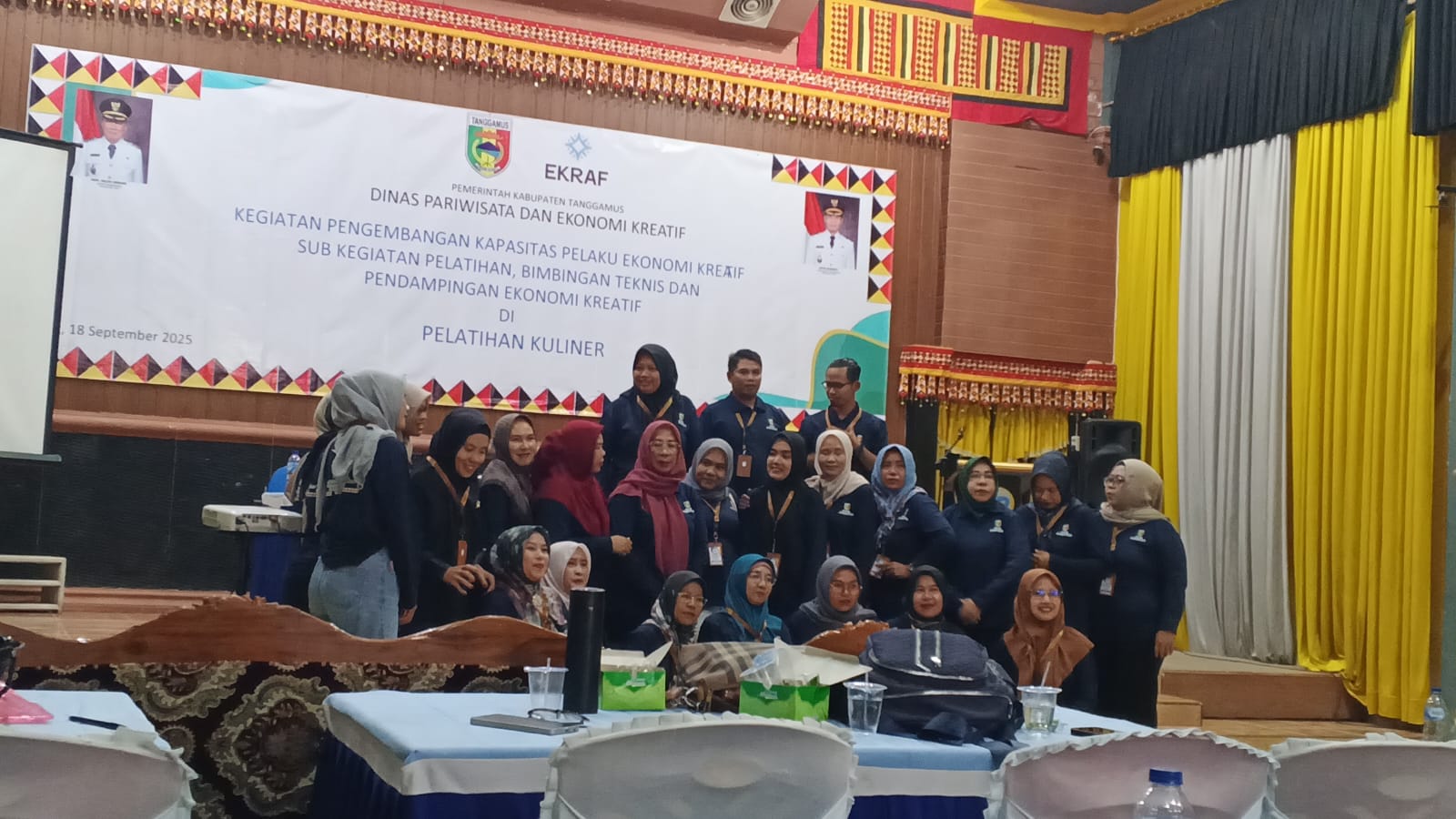 Disparekraf Tanggamus Gelar Pelatihan Kuliner Olahan Ikan Laut