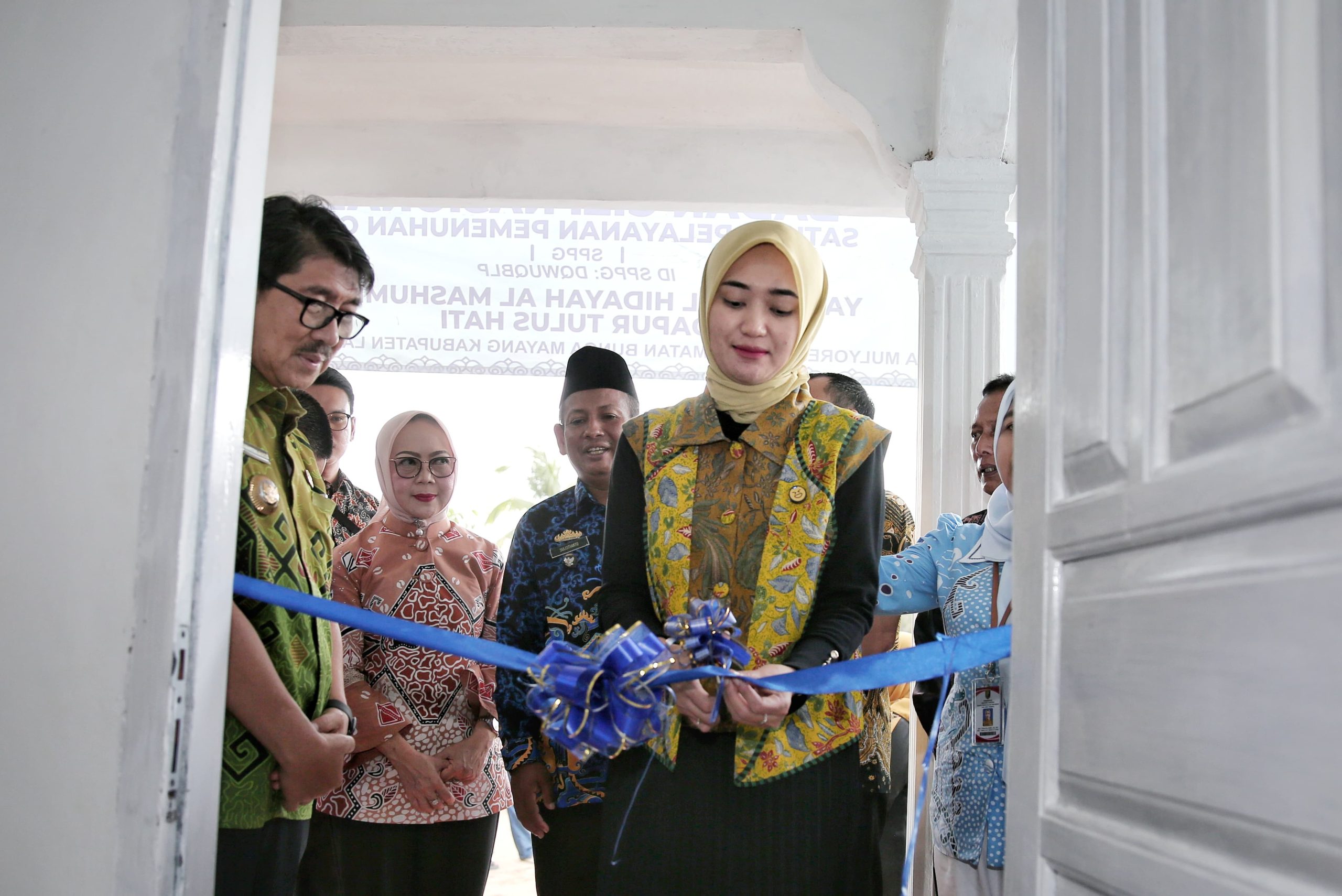 Satuan Pelayanan Pemenuhan Gizi Yayasan Al Hidayah Mashumiyah Diresmikan di Desa Mulyorejo II Lampung Utara