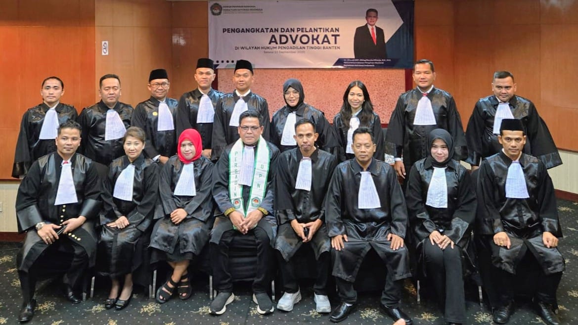 Pengadilan Tinggi Banten Sumpah 15 Advokat PERSADIN Angkatan XX