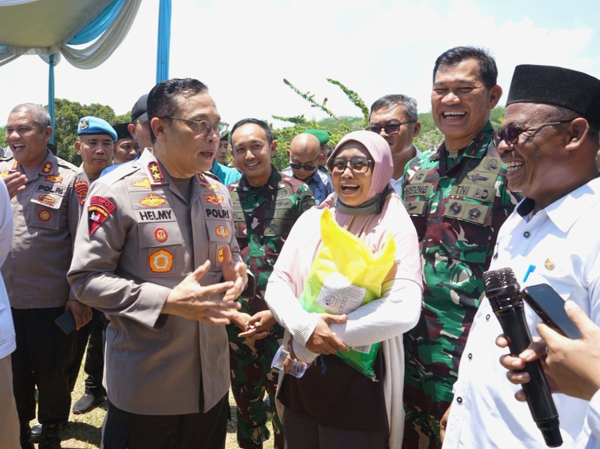 Kick Off Penyaluran Beras Serentak, Polda Lampung Jamin Keterjangkauan Pangan