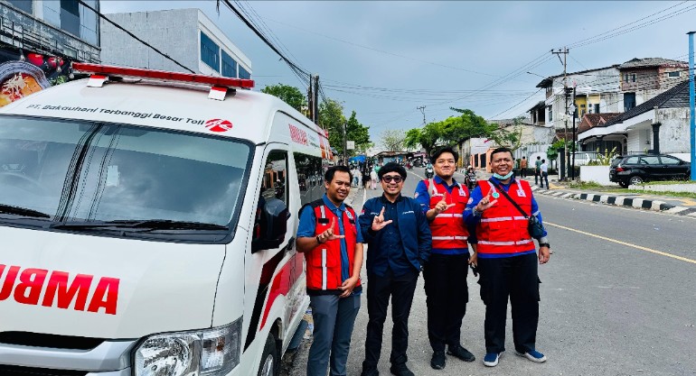Tol Bakter Kirim Ambulans dan Logistik untuk Dukung Aksi Damai Lampung