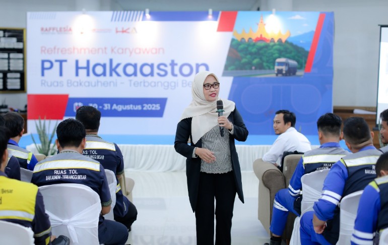 Tingkatkan Kualitas Layanan Para Pekerja, HKA bersama BTB Toll Gelar Refreshment Karyawan Tol Bakter