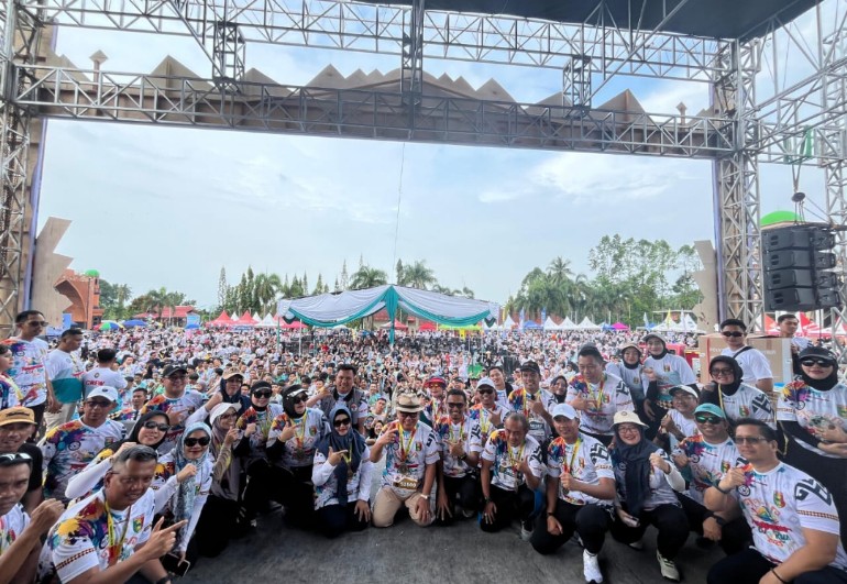 Tanggamus Color Run 2025, Icon Baru Wisata Olahraga di Lampung
