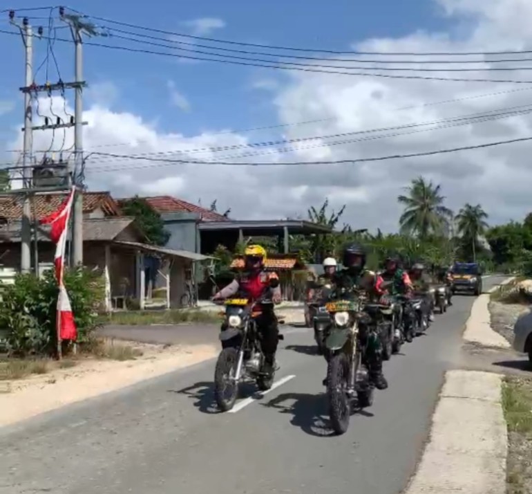 Pemerintah dan Aparat Kecamatan Merbau Mataram Patroli Kamtibmas Skala Besar