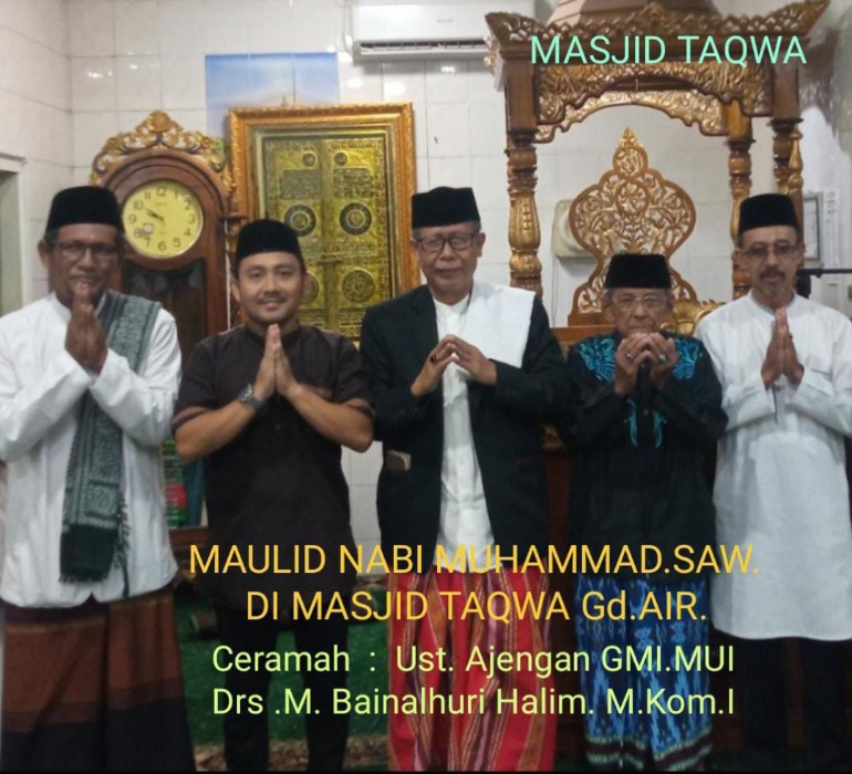Maulid Nabi di Bandar Lampung, Ustadz Bainalhuri Ajak Umat Cetak Generasi Emas