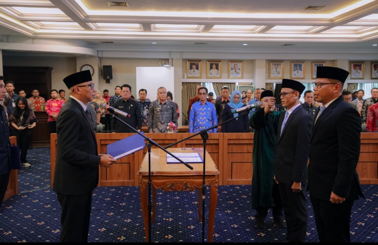 Anang Risgiyanto Resmi Jabat Kepala Bappeda Lampung
