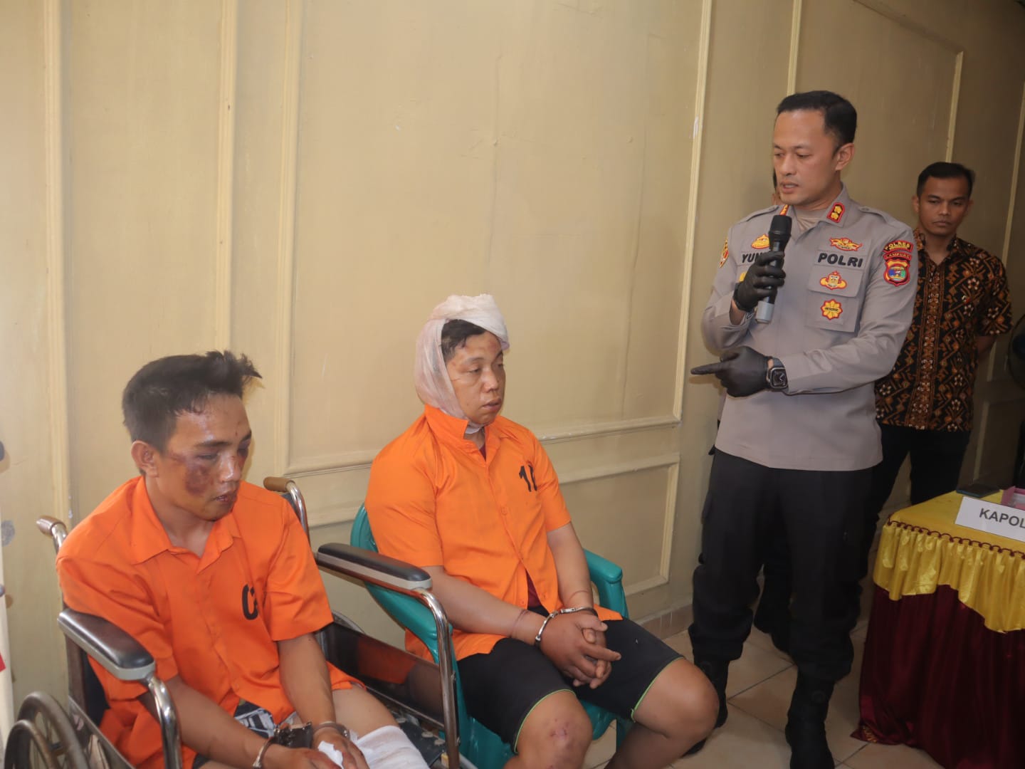 Kepergok Curi Motor Dua Residivis Jalanan Asal Lampung Tengah Babak Belur di Hajar Massa di Pringsewu