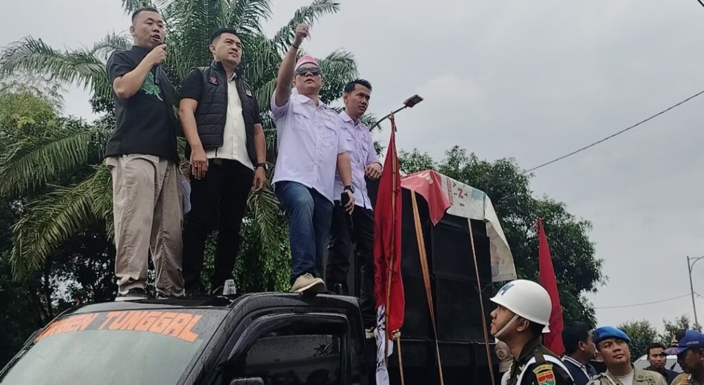 ALAO Demo Kantor DPRD dan Kejaksaan Tuntut Usut KKN di Pemerintahan di Lampung Tengah