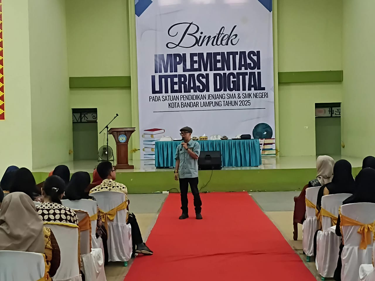 Hendri Stiadi Dorong Sekolah se-Bandar Lampung Perkuat Produk Literasi Digital: Jangan Kalah Sama Kabupaten