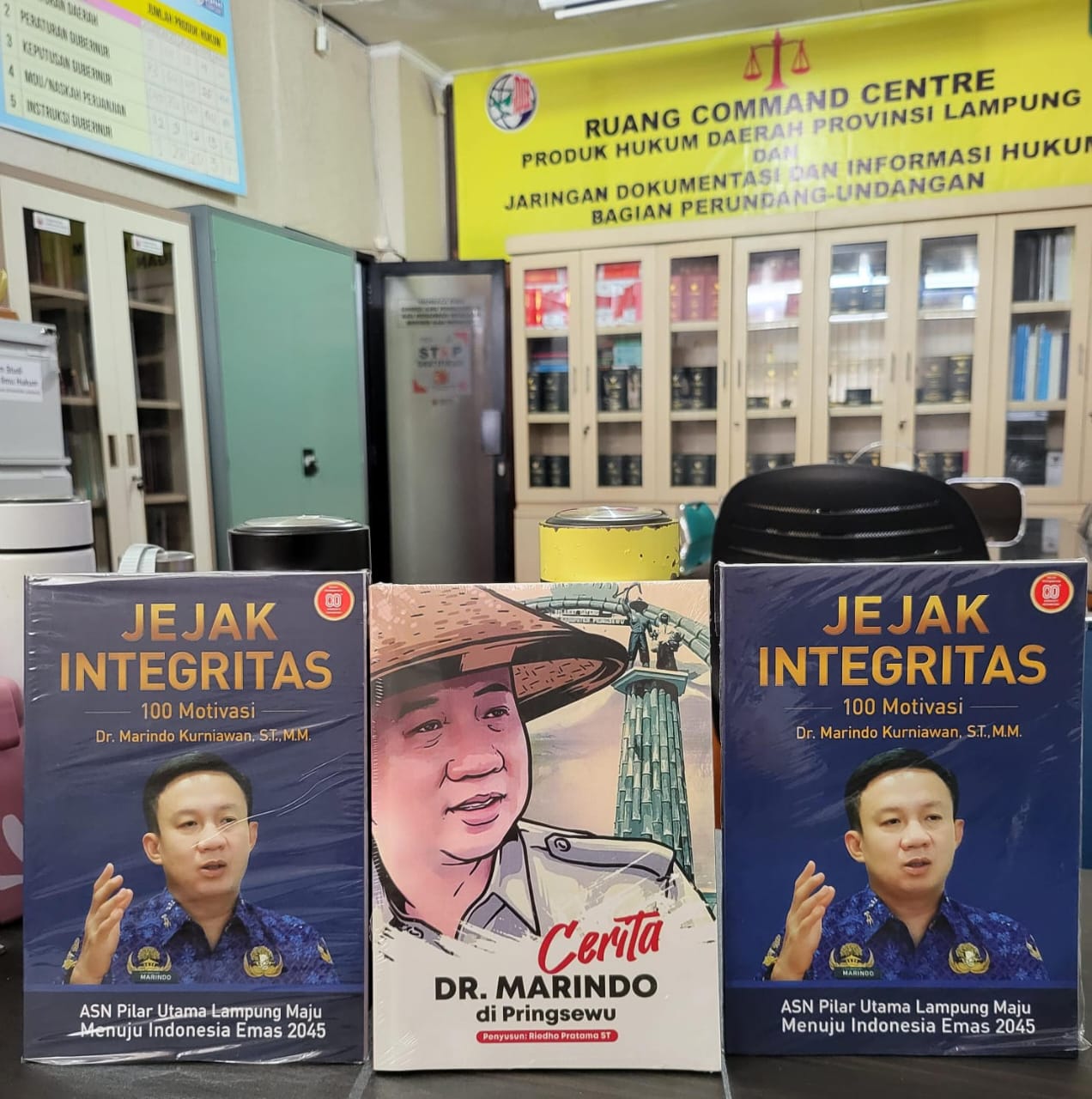 Dua Buku Karya Marindo Kurniawan Hadir di Perpustakaan JDIH: Dorong ASN Berintegritas dan Gemar Membaca