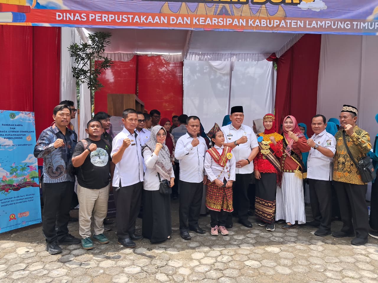 Rumah Baca Akar Pelangi Hadiri Hari Kunjungan Perpustakaan Lampung Timur
