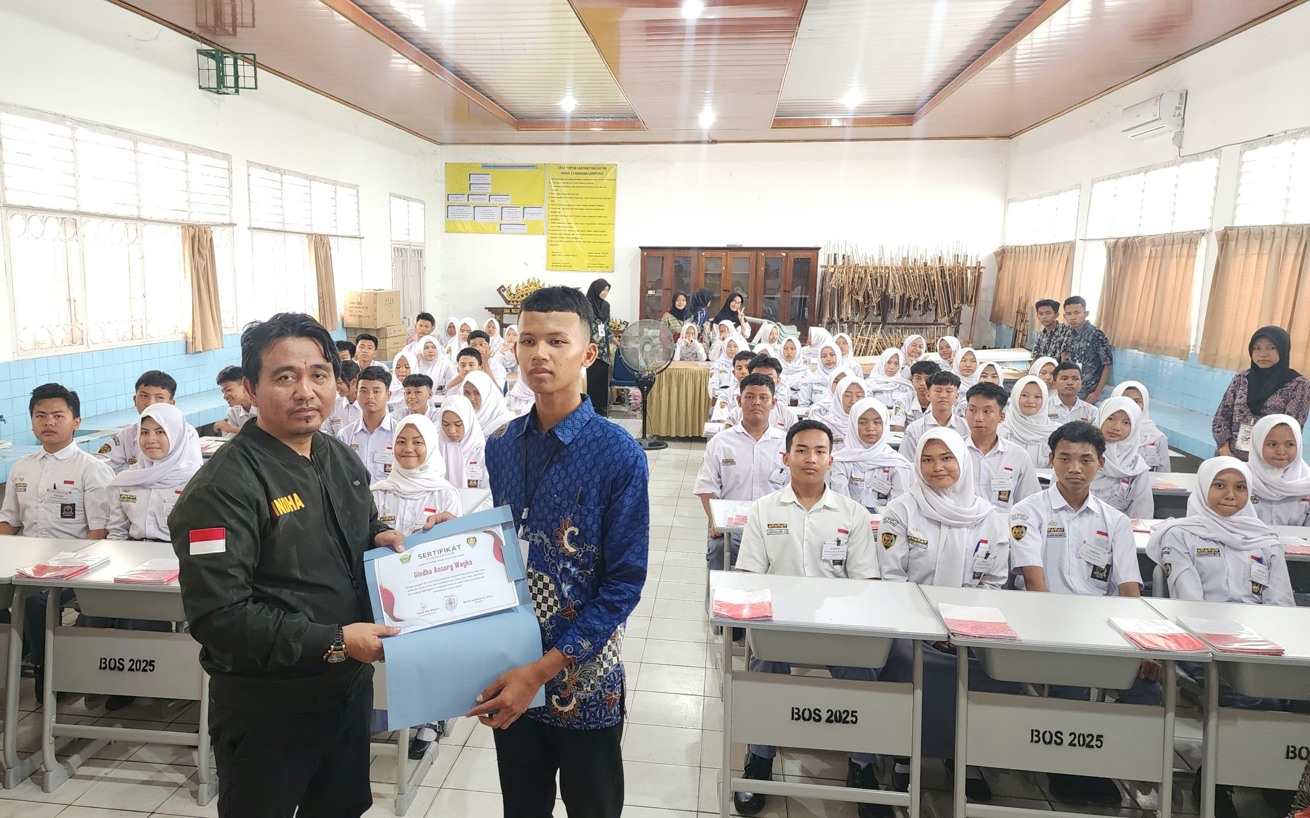 GRANAT dan SMA Negeri 13 Bandar Lampung Bentuk Generasi Anti Narkoba dan Seks Bebas