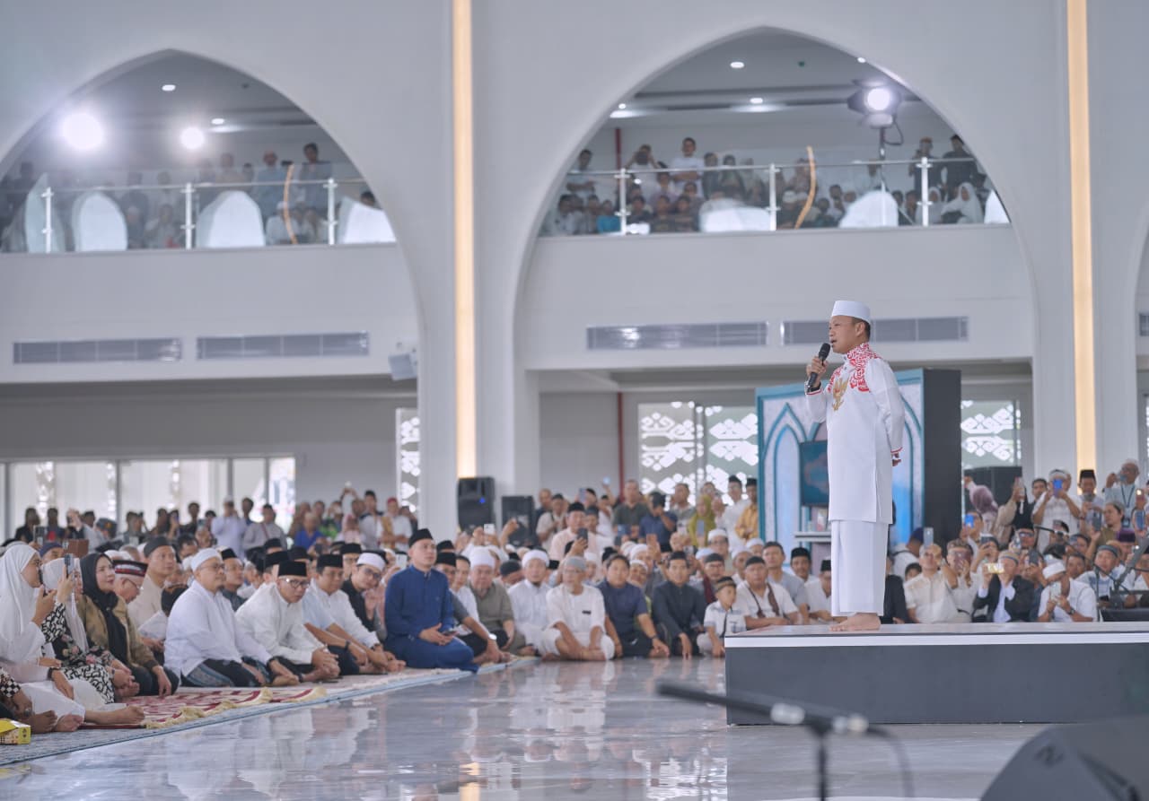 Perkuat Nilai Persatuan, Gubernur Rahmat Mirzani Djausal Ikuti Dakwah Damai Indonesiaku