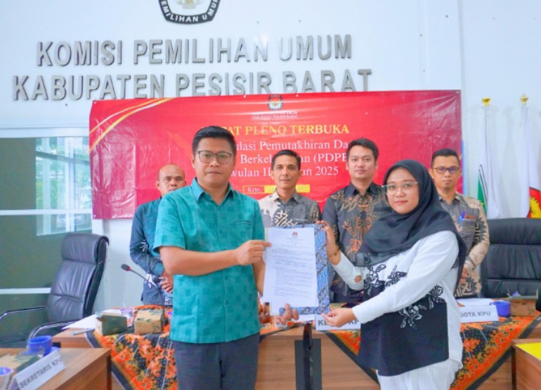 Rekom Bawaslu ke KPU: Perbaiki 50 Data Pemilih Bermasalah di Pesisir Barat