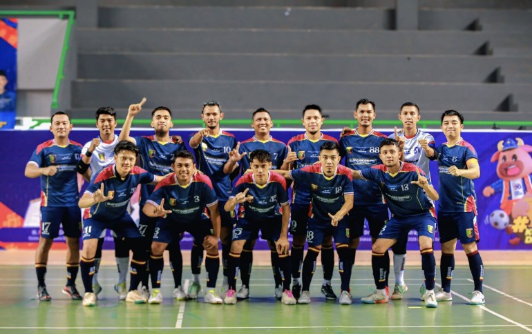 Futsal Pemprov Lampung Ukir Sejarah, Bungkam Kementerian ATR/BPN dan Melaju ke 8 Besar Pornas Korpri 2025