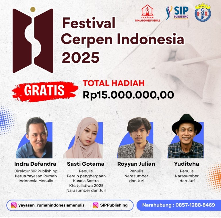 Lampung Jadi Tuan Rumah Festival Cerpen Indonesia 2025, Dua Ribu Peserta Siap Berlomba