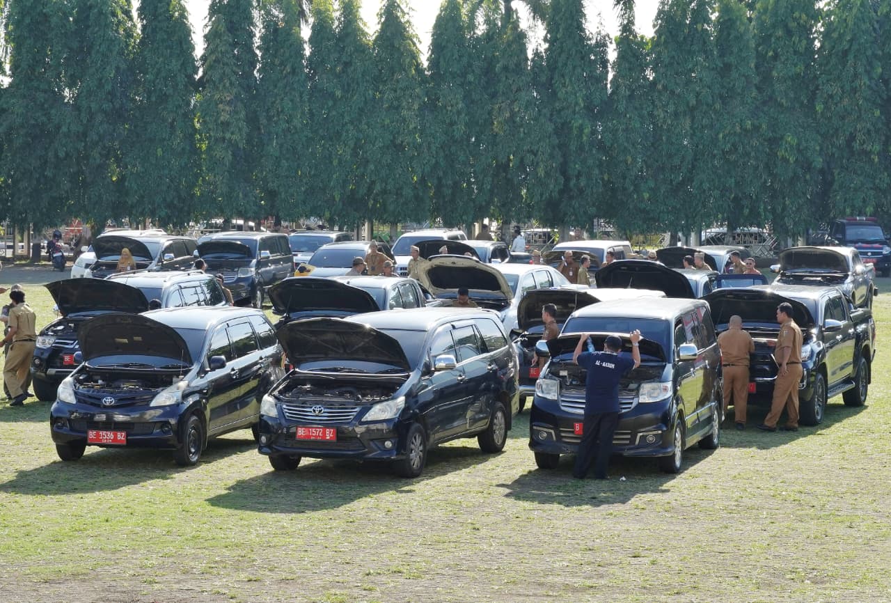 Sekdaprov Marindo Kurniawan: Apel Kendaraan Dinas Wujud Tertib Administrasi dan Good Governance