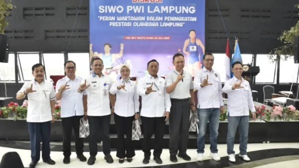 Sekretaris DPRD Lampung Hadiri Diskusi Siwo PWI Lampung