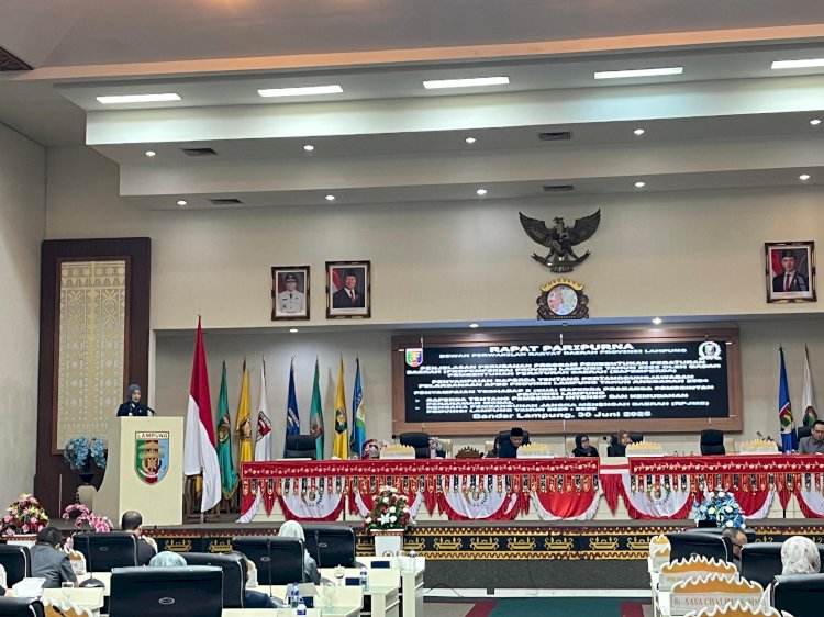 DPRD Lampung Rapat Paripurna Bahas Tiga Agenda Penting