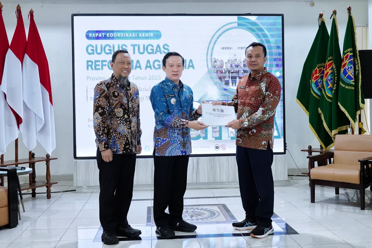 Pemprov Lampung Dorong Reforma Agraria Jadi Pilar Ekonomi Berbasis Desa