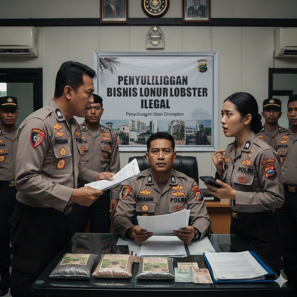 Oknum Polisi di Pesisir Barat Saling Lapor Terkait Jual Beli Benih Lobster Ilegal?Β
