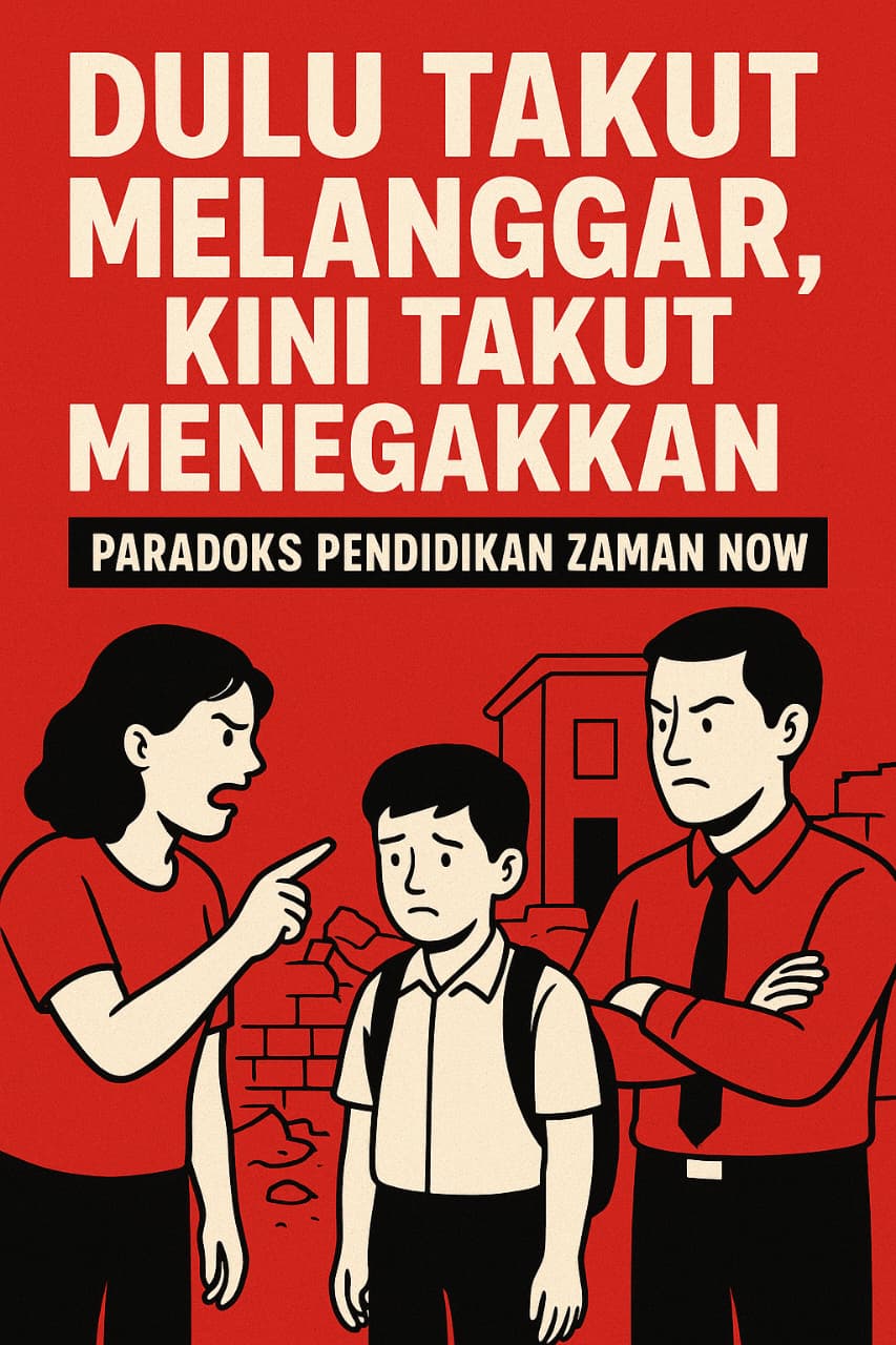 Dulu Takut Melanggar, Kini Takut Menengakkan: Paradoks Pendidikan Zaman Now