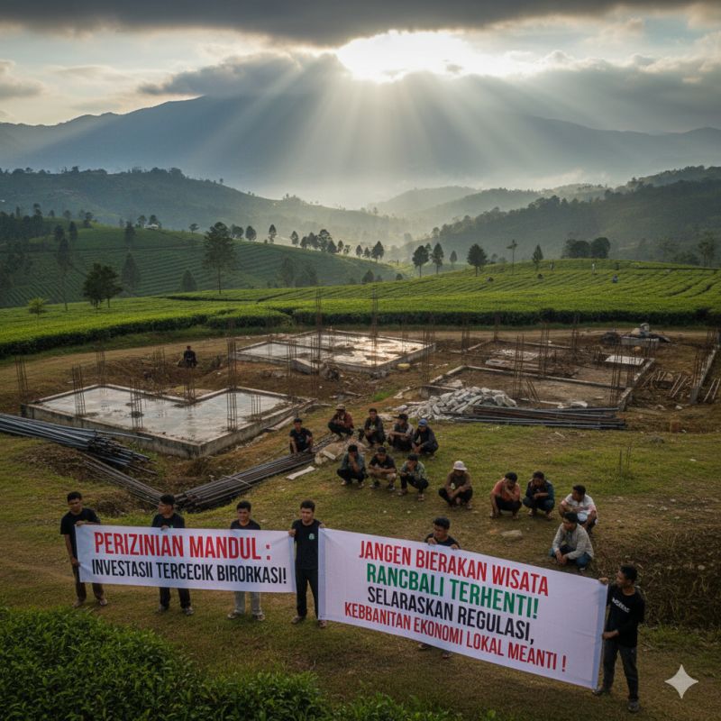 Perizinan Mandek di Rancabali, Jaringan Rakyat: Jangan Biarkan Wisata Terhenti!
