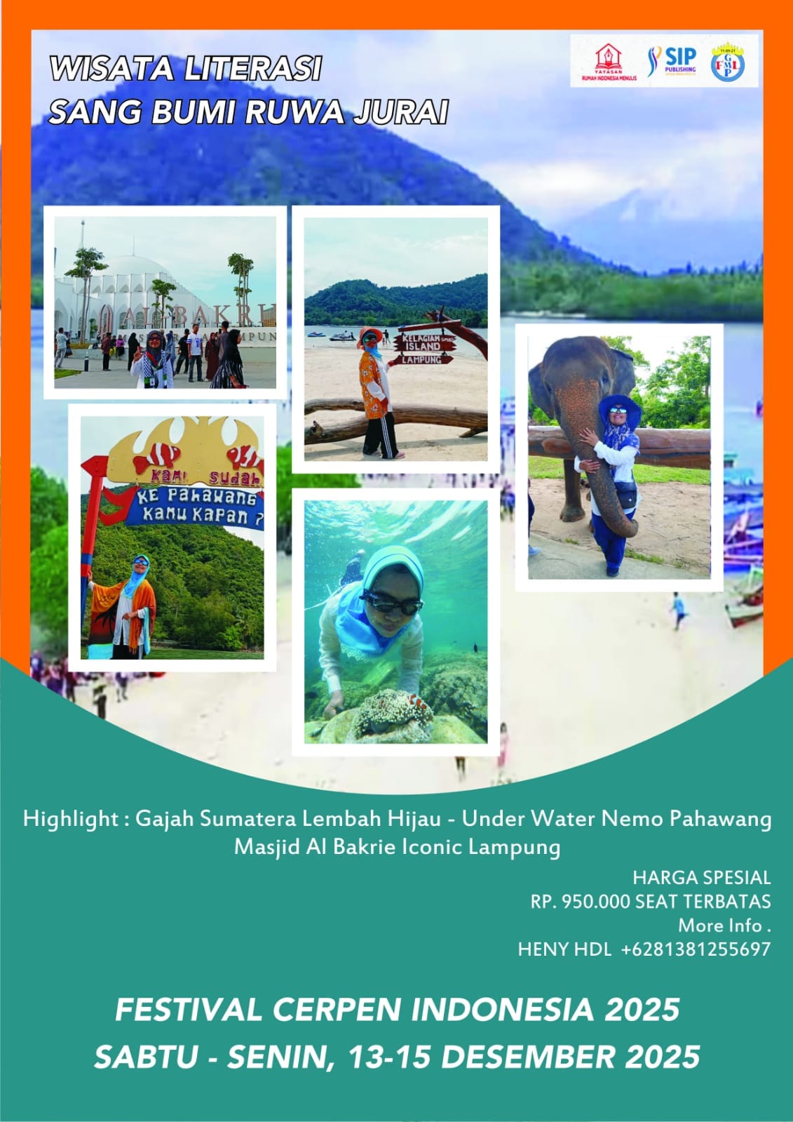 Wisata Literasi Sang Bumi Rua Jurai Lampung