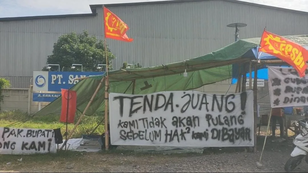 Nasib Ratusan Pekerja San Xiong Steel 8 Bulan Tidak Gajian Laporan di Polda Macet?