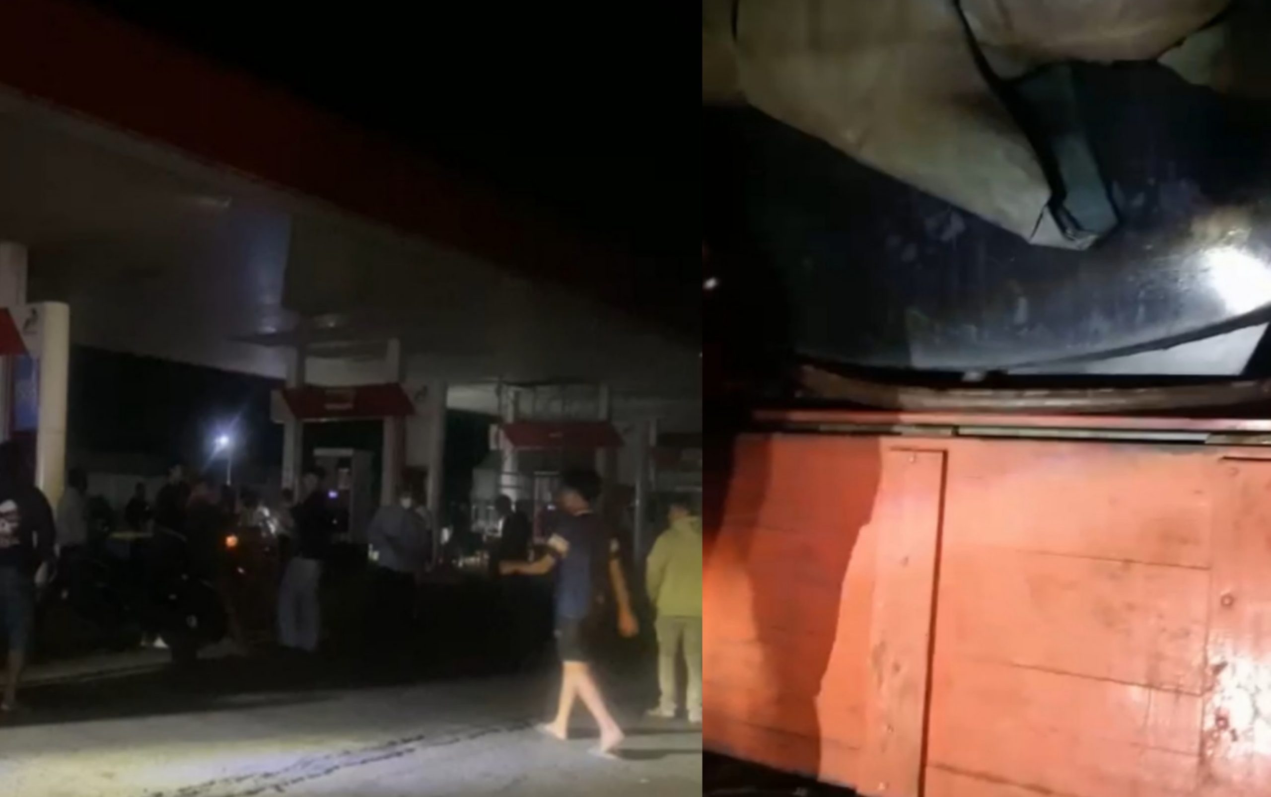 Warga Bandar Sribhawono Lampung Timur Geruduk SPBU Srimenanti, Temukan Truk Bermuatan Tangki Hitam Ngecor Solar Setelah Jam Operasional