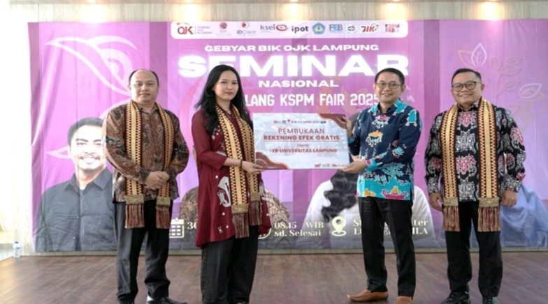 OJK Lampung dan Unila Dorong Mahasiswa Jadi Investor Cerdas di Tengah Pasar Modal yang Dinamis