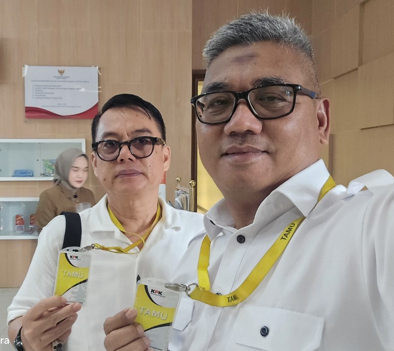 LSM PRO Rakyat Laporkan Sederet Dugaan  Korupsi Lampung ke KPK