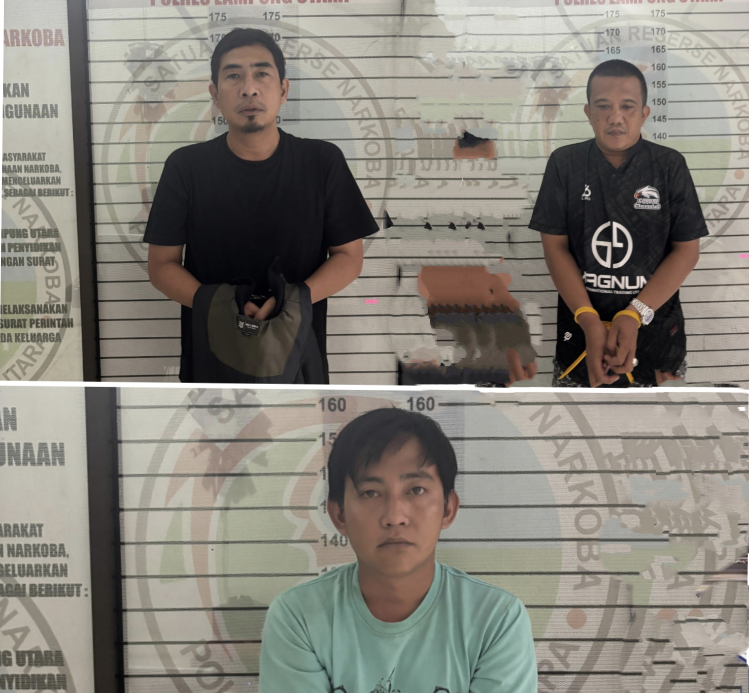 Polres Lampung Utara Bebaskan Tiga ASN Tertangkap Menyalahgunakan Narkoba