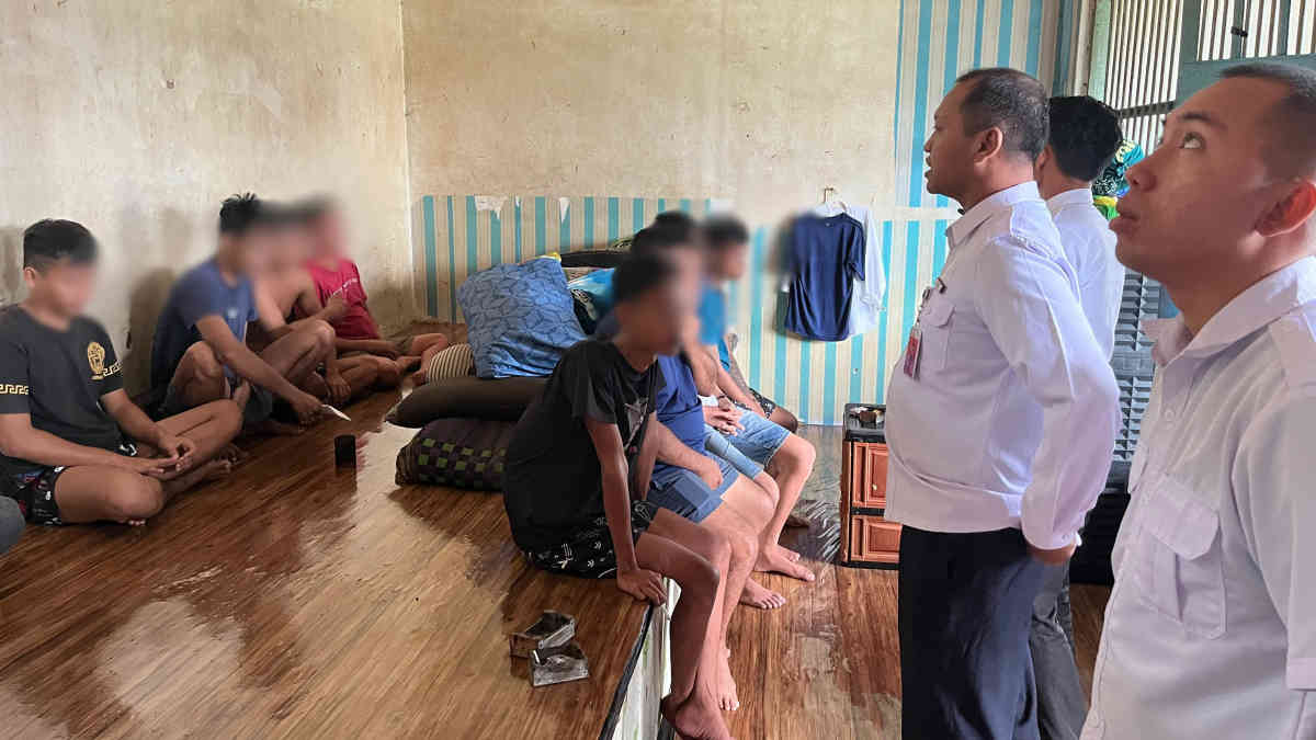 Lapas Kotaagung Gelar Razia Blok Hunian, Puluhan Barang Terlarang Diamankan