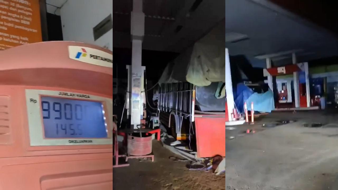 Viral Ngecor BBM Tengah Malam Pertamina Sanksi Stop Ditribusi Solar ke SPBU 24.341.128 Srimenanti