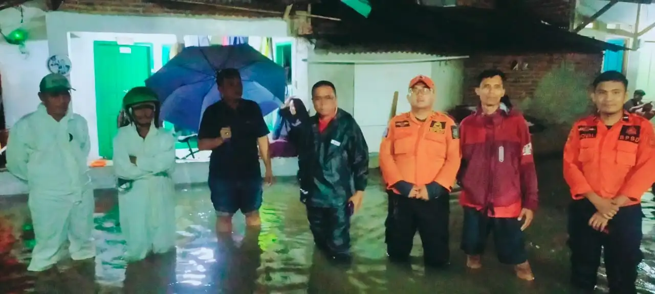 Hujan Deras 3 Jam, Puluhan Rumah di Labuhan Ratu Bandar Lampung Terendam Banjir