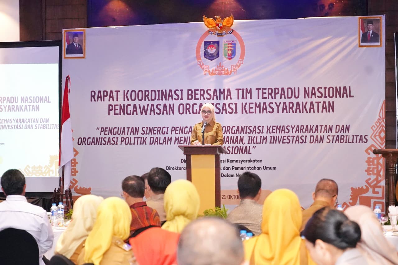 Pemprov Lampung dan Tim Terpadu Nasional Bahas Pengawasan Ormas, Perkuat Sinergi Jaga Stabilitas dan Iklim Investasi